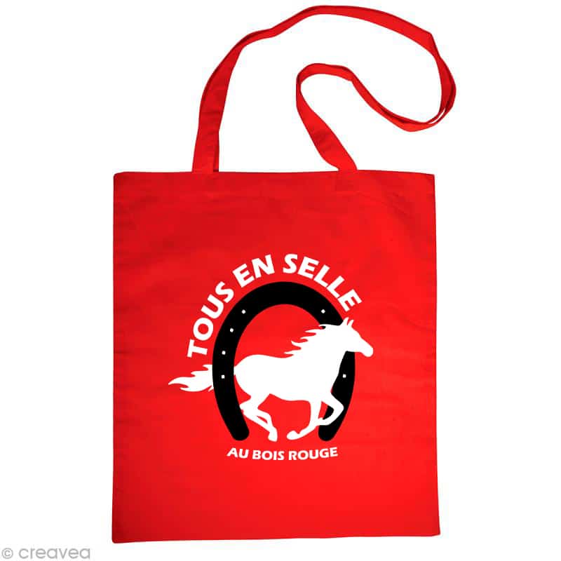 TOTE BAG Tous En Selle Au Bos Rouge Rouge LS42OE Blagapro