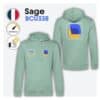 Sweat avec capuche (homme) - BCU33B – Image 8
