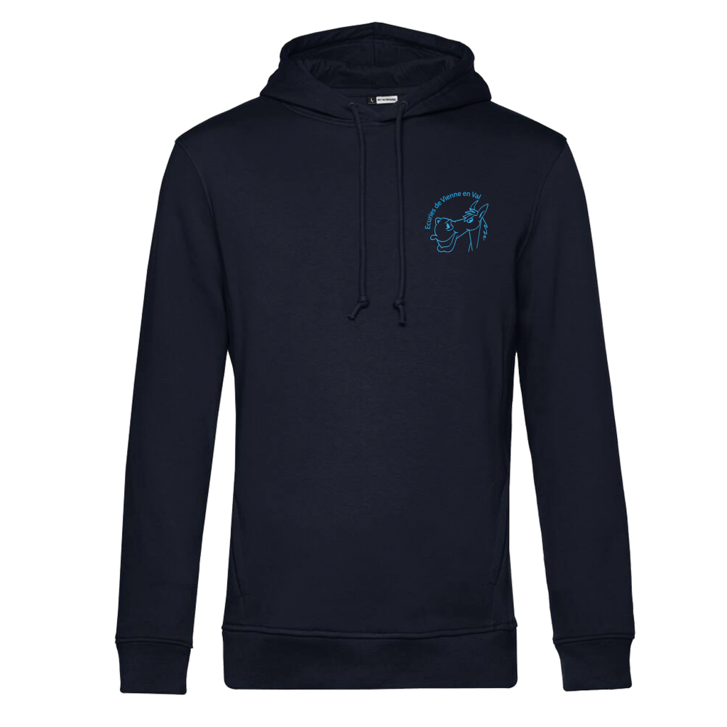 Sweat Capuche Femme Equestrian – Vert Taille L – Fermeture Intégrale Polaire Rayé