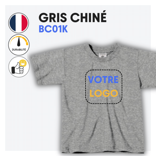 T-shirt [économique] (enfant) - BC01K – Image 8