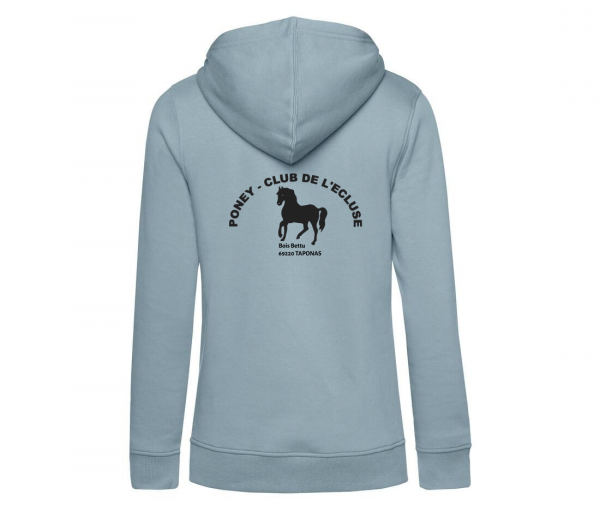 SWEAT A CAPUCHE (femme) – Poney Club de l'Ecluse - BCW34B – Image 2