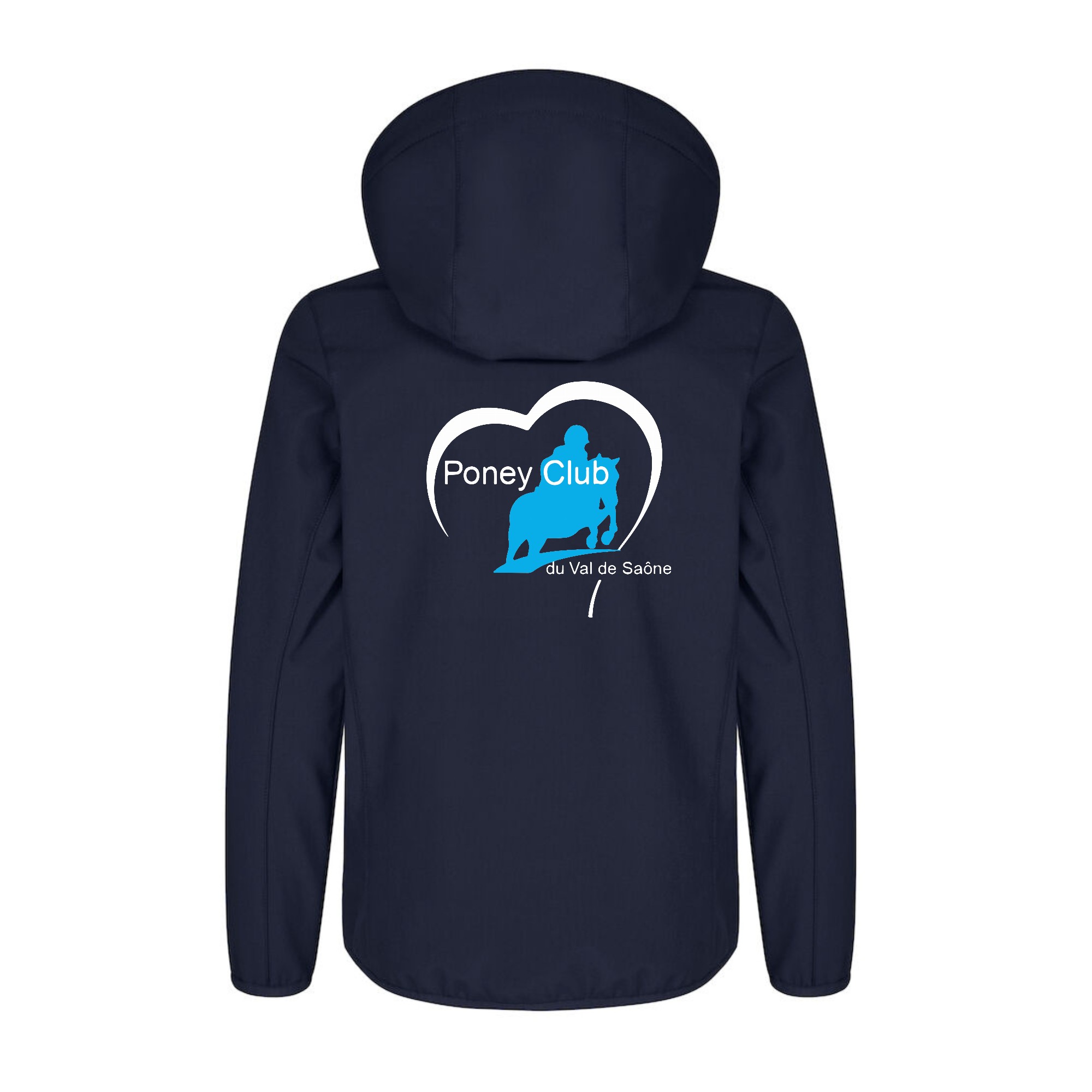SOFTSHELL "Classic" (enfant) - Poney Club du Val de Saône - Navy - 0200909 – Image 3