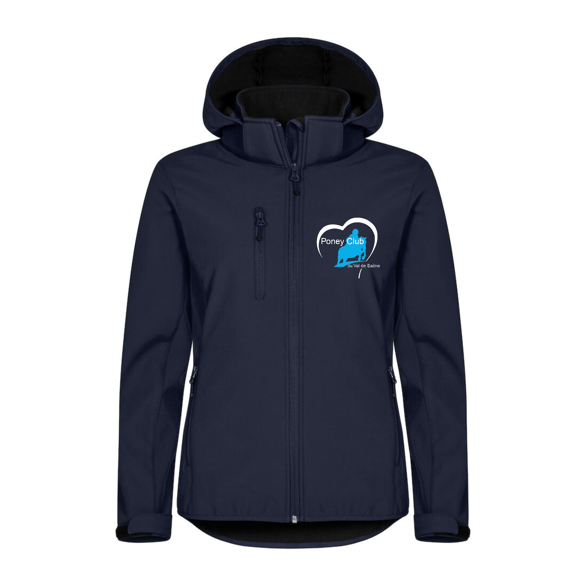 SOFTSHELL "Classic" (femme) – Poney Club du Val de Saône - Navy - 0200917