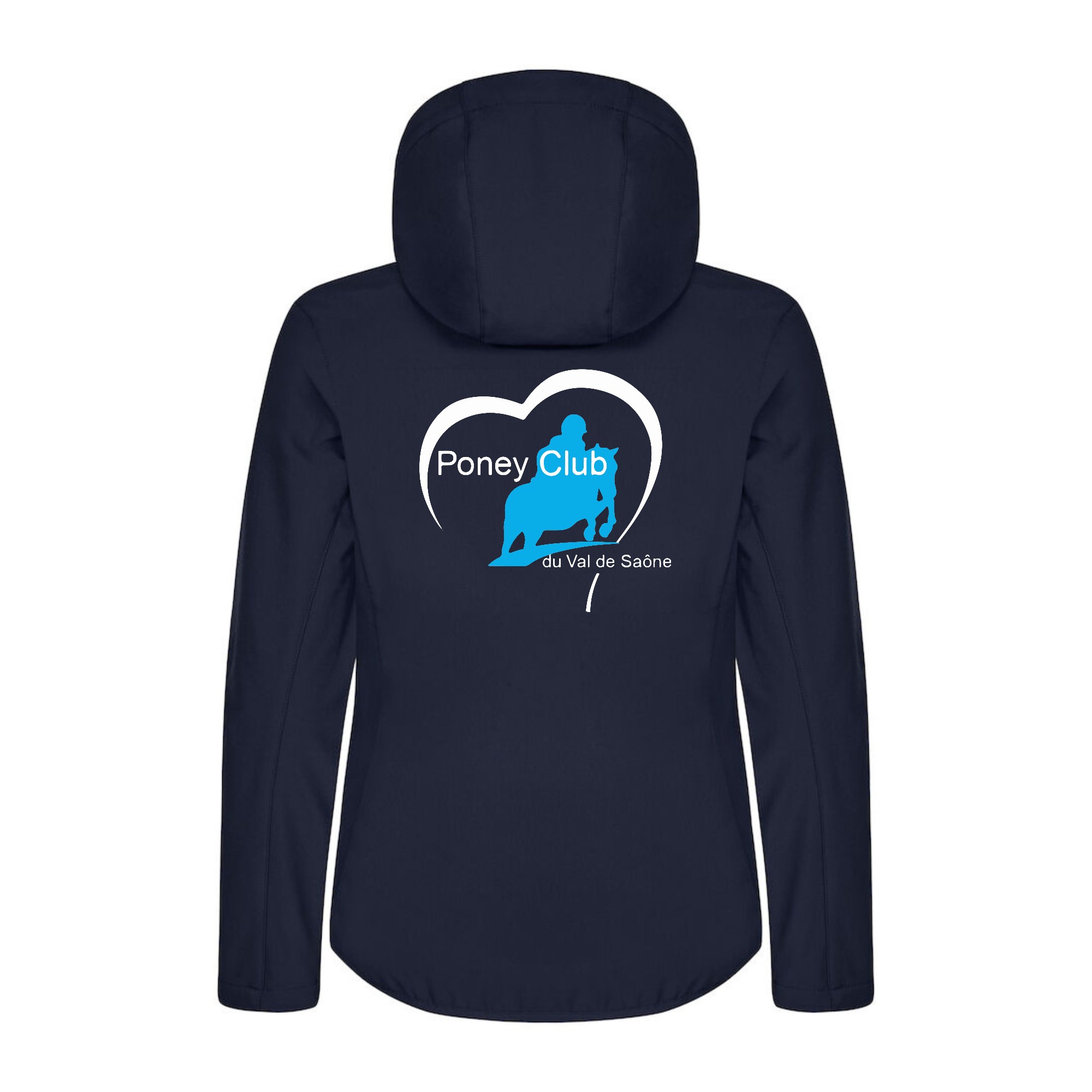 SOFTSHELL "Classic" (femme) – Poney Club du Val de Saône - Navy - 0200917 – Image 3