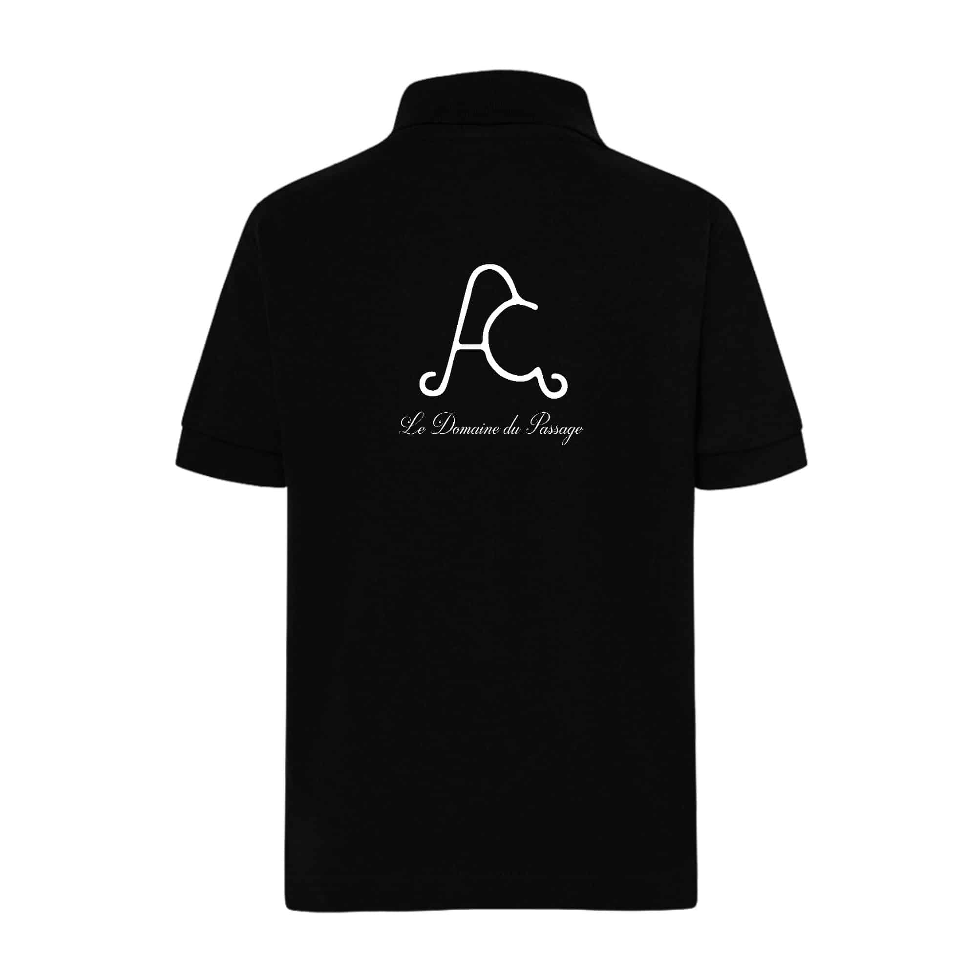 POLO (enfant) - Domaine du Passage - Noir - BCK424 – Image 3