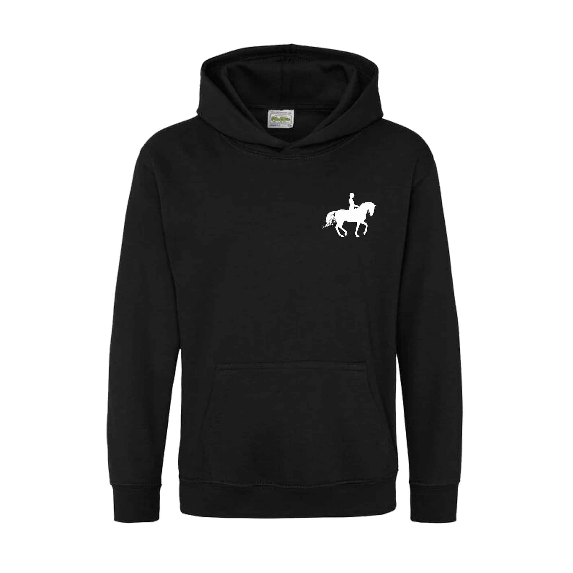 SWEAT A CAPUCHE (enfant) - Domaine du Passage - Noir - K477