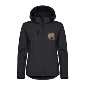 SOFTSHELL "Classic" (femme) –Ecurie des 4 lacs - Noir - 0200917
