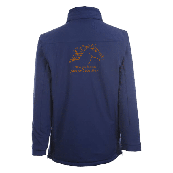 PARKA WELLINGTON (homme) - Massage bien être cheval - Navy - PK781 – Image 2