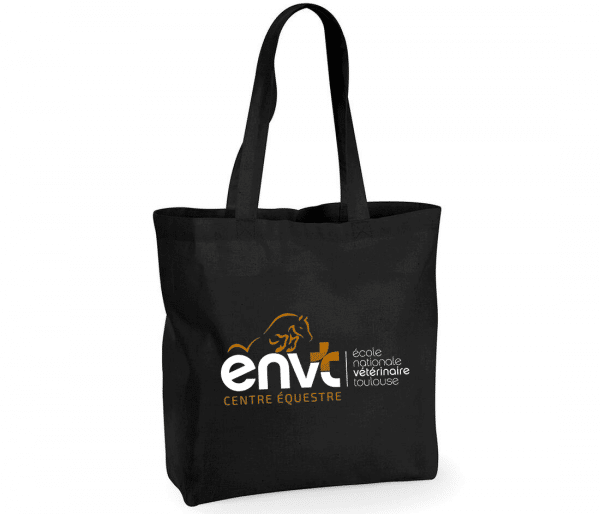 TOTE BAG - Centre équestre de l'ENVT - Noir -  LS42OE