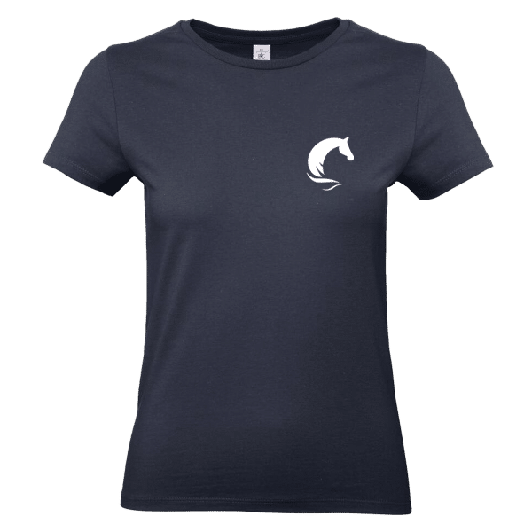 T-SHIRT (femme) - Centre équestre des vieilles ventes - Navy - BC04T