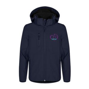 SOFTSHELL "Classic" (enfant) - Les écuries d'accroche coeur - Navy - 0200909