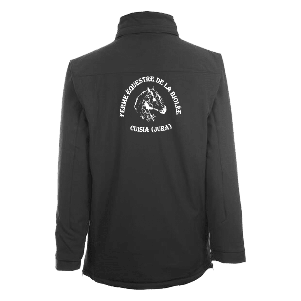 PARKA WELLINGTON (homme) - Ferme Equestre de la Biolée - Noir - PK781 – Image 2