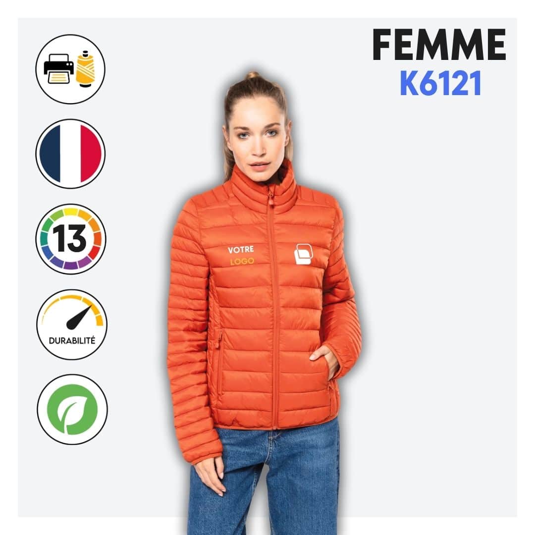 Doudoune avec manches (femme) - K6121