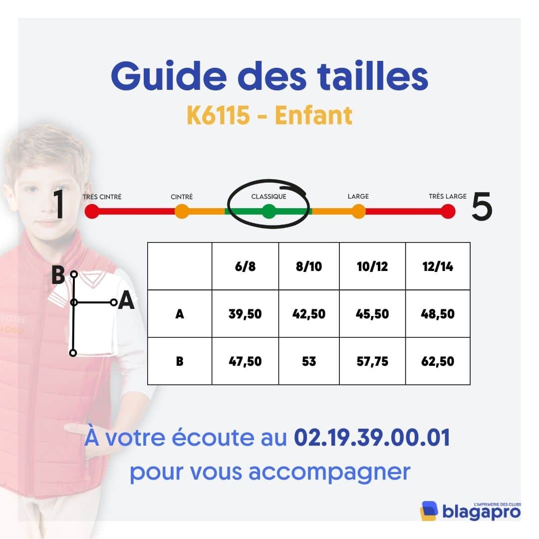 Doudoune sans manches (enfant) - K6115 – Image 3