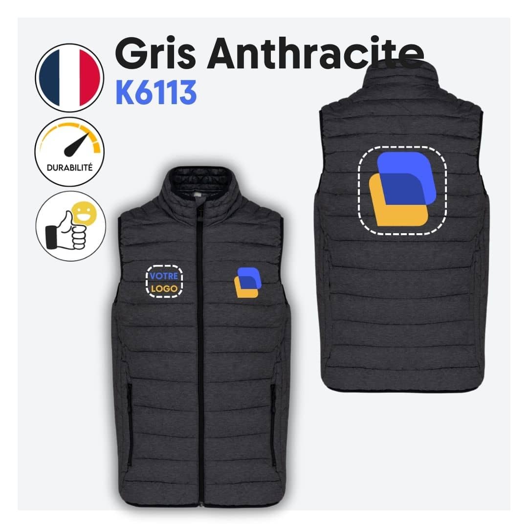 Doudoune sans manches (homme) - K6113 – Image 11