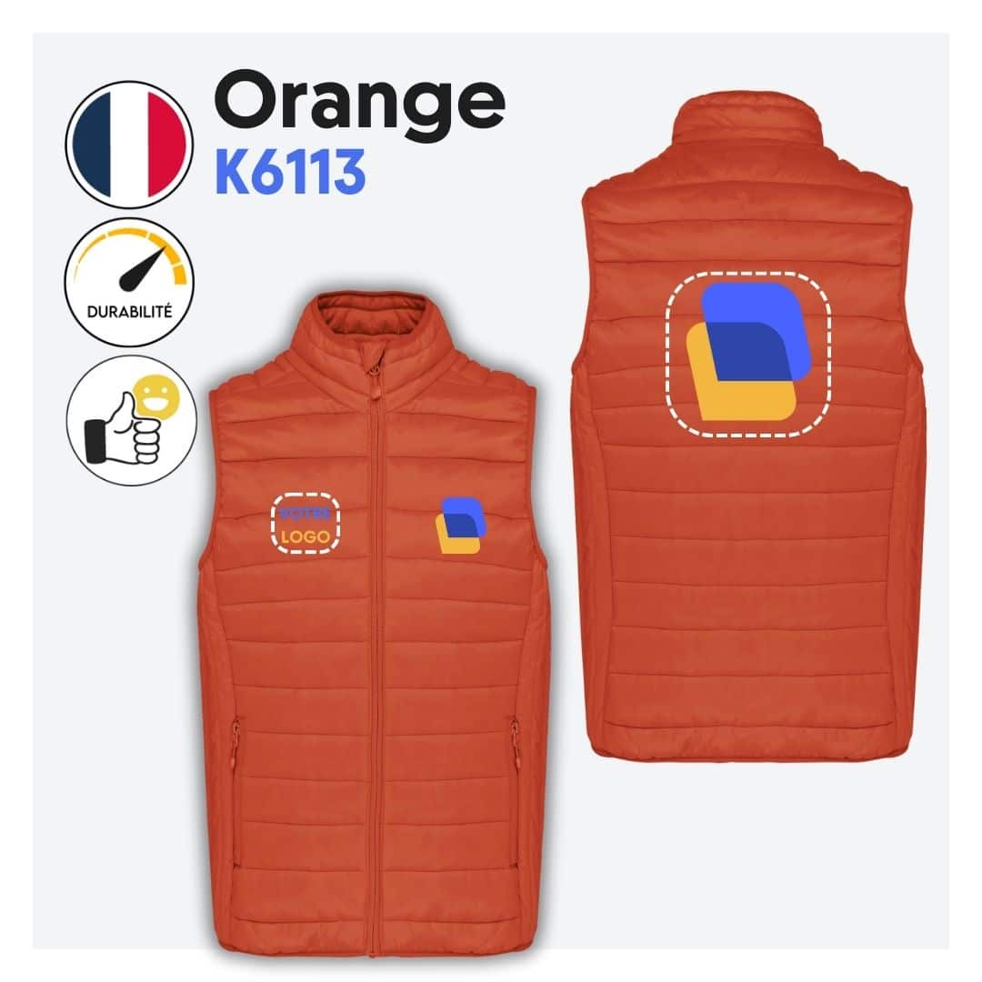 Doudoune sans manches (homme) - K6113 – Image 7