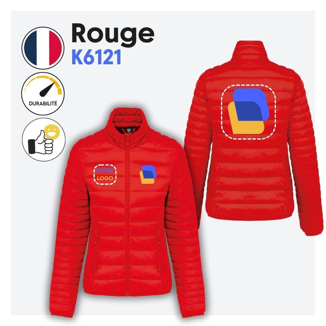 Doudoune avec manches (femme) - K6121 – Image 5