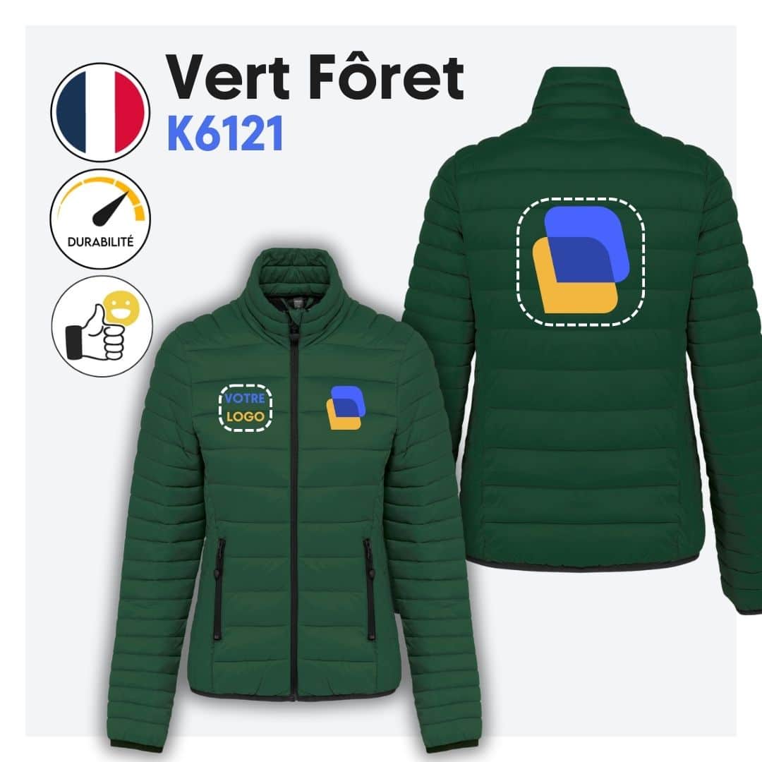 Doudoune avec manches (femme) - K6121 – Image 3