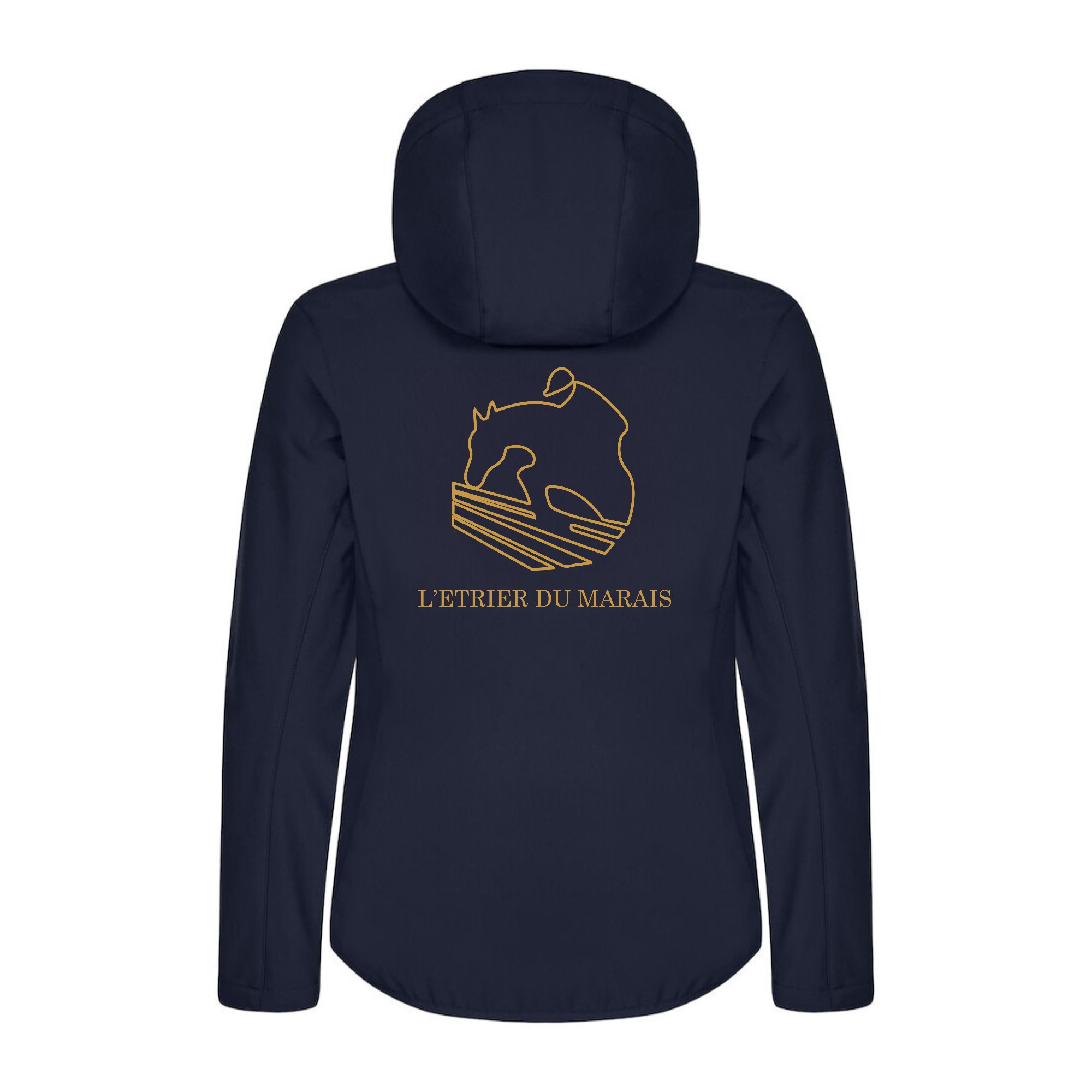 SOFTSHELL "Classic" (femme) - L'Etrier du Marais - Navy - 0200917 – Image 3