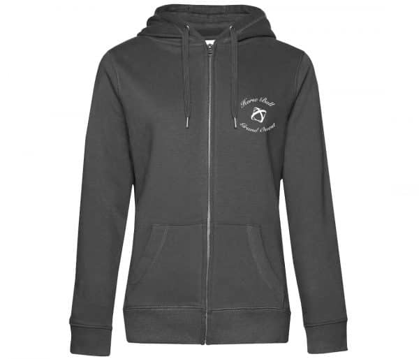 SWEAT ZIPPÉ (femme) - Horseball Grand Ouest - Gris anthracite - BCW03Q