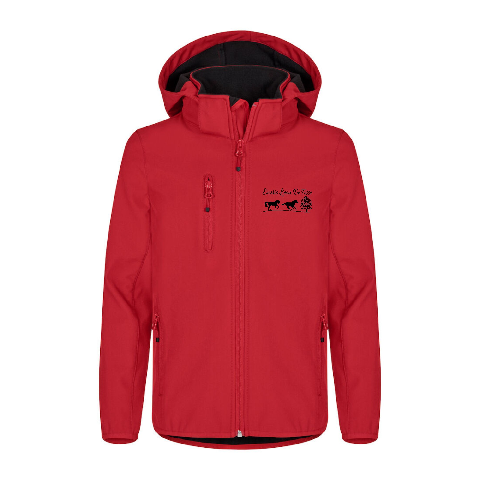 SOFTSHELL "Classic" (enfant) - Ecurie l'eau de Fosse - Rouge - 0200909