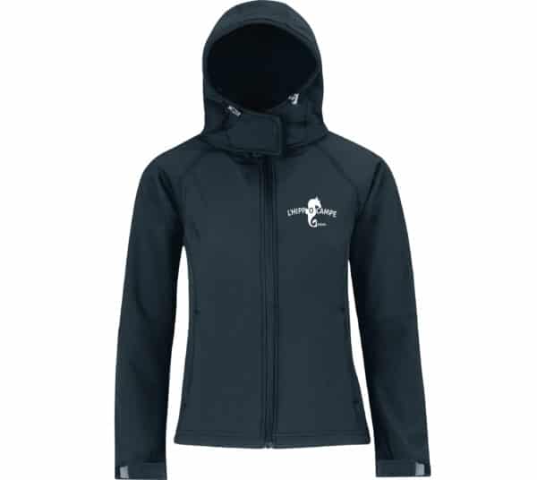 SOFTSHELL (femme) - Ecurie de Bougy l'Hippocampe - Navy - BC660