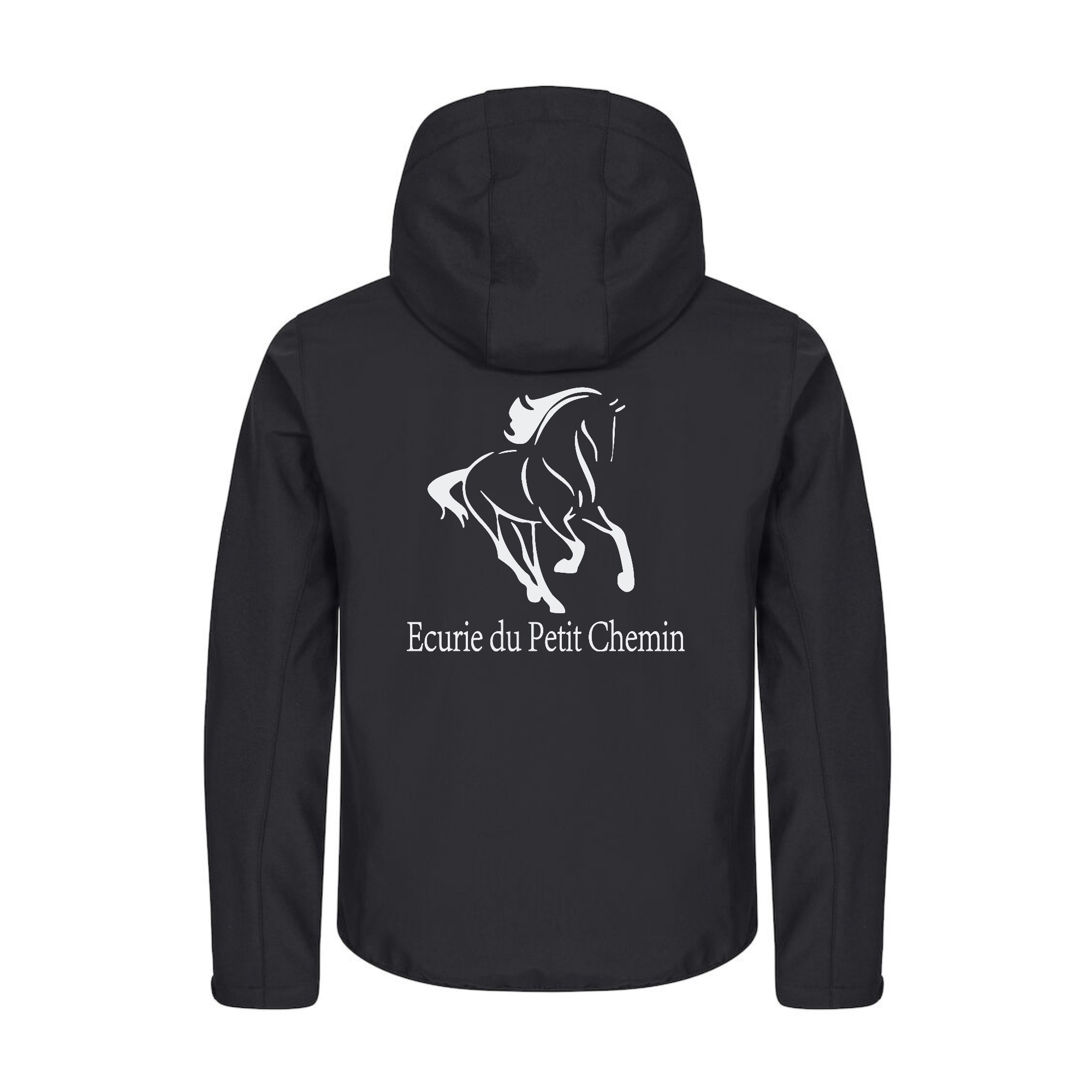 SOFTSHELL "Classic" (homme) - Écurie du Petit Chemin - Noir - 0200912 – Image 3