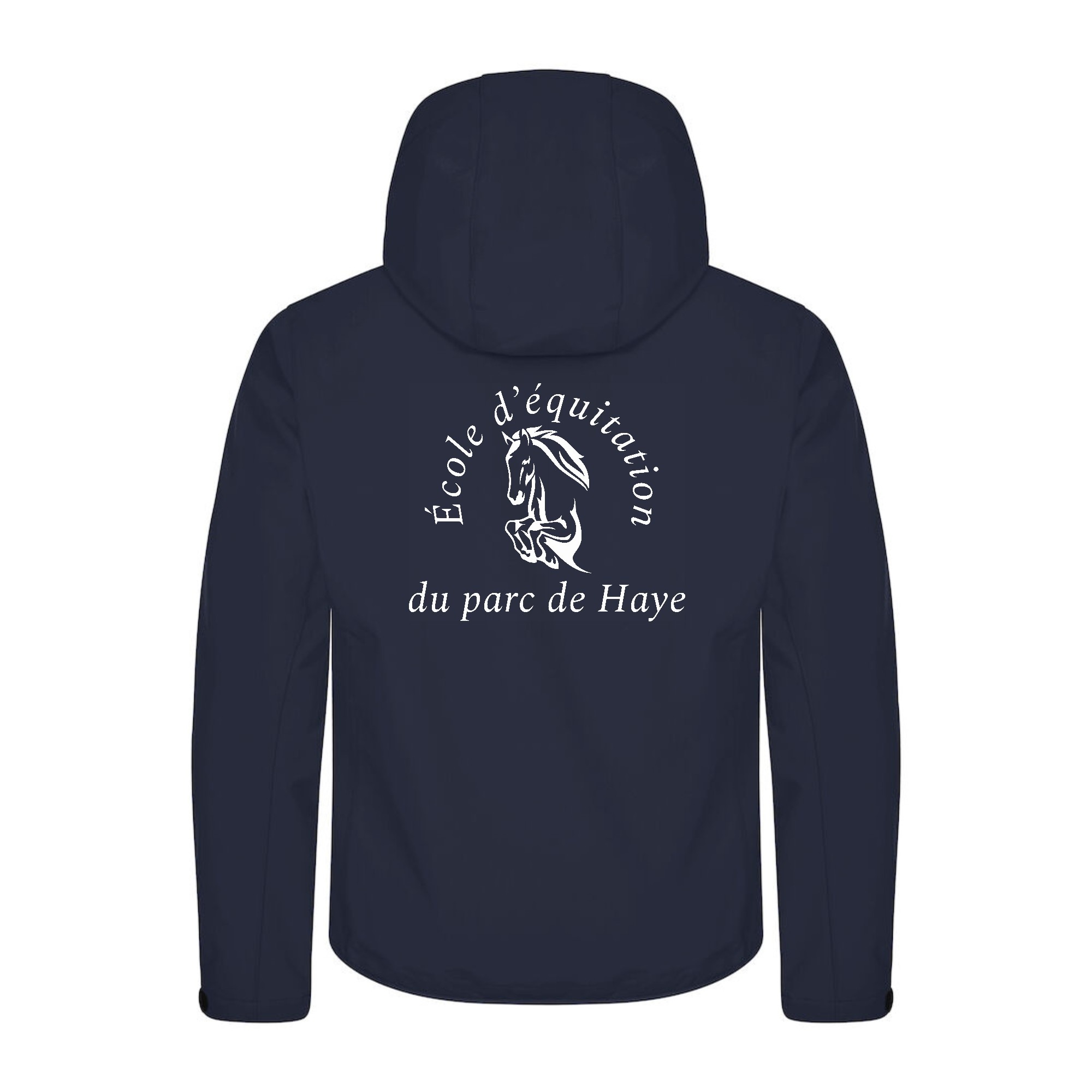 SOFTSHELL "Classic" (homme) - Ecole d'Equitation du Parc de Haye - Navy - 0200912 – Image 3