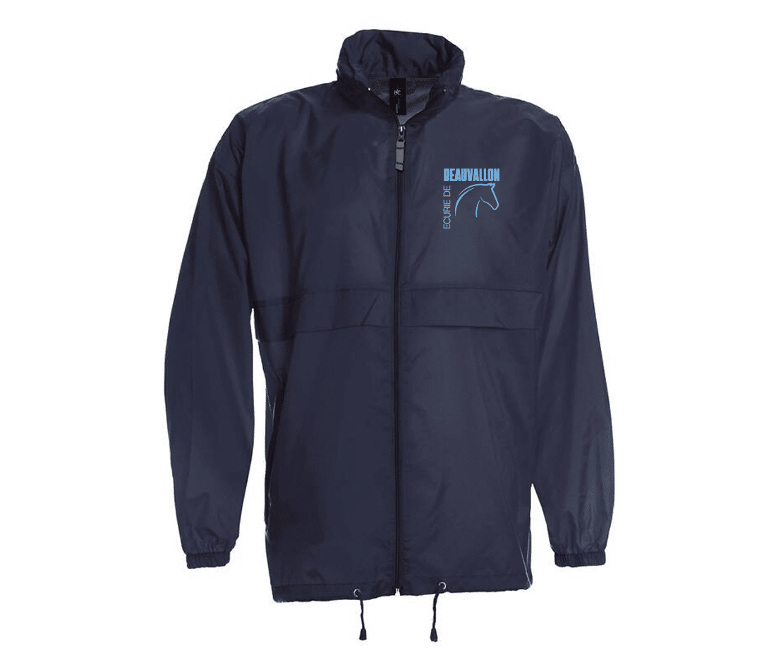 COUPE-VENT (unisexe) - Ecurie de Beauvallon - Navy - BC630