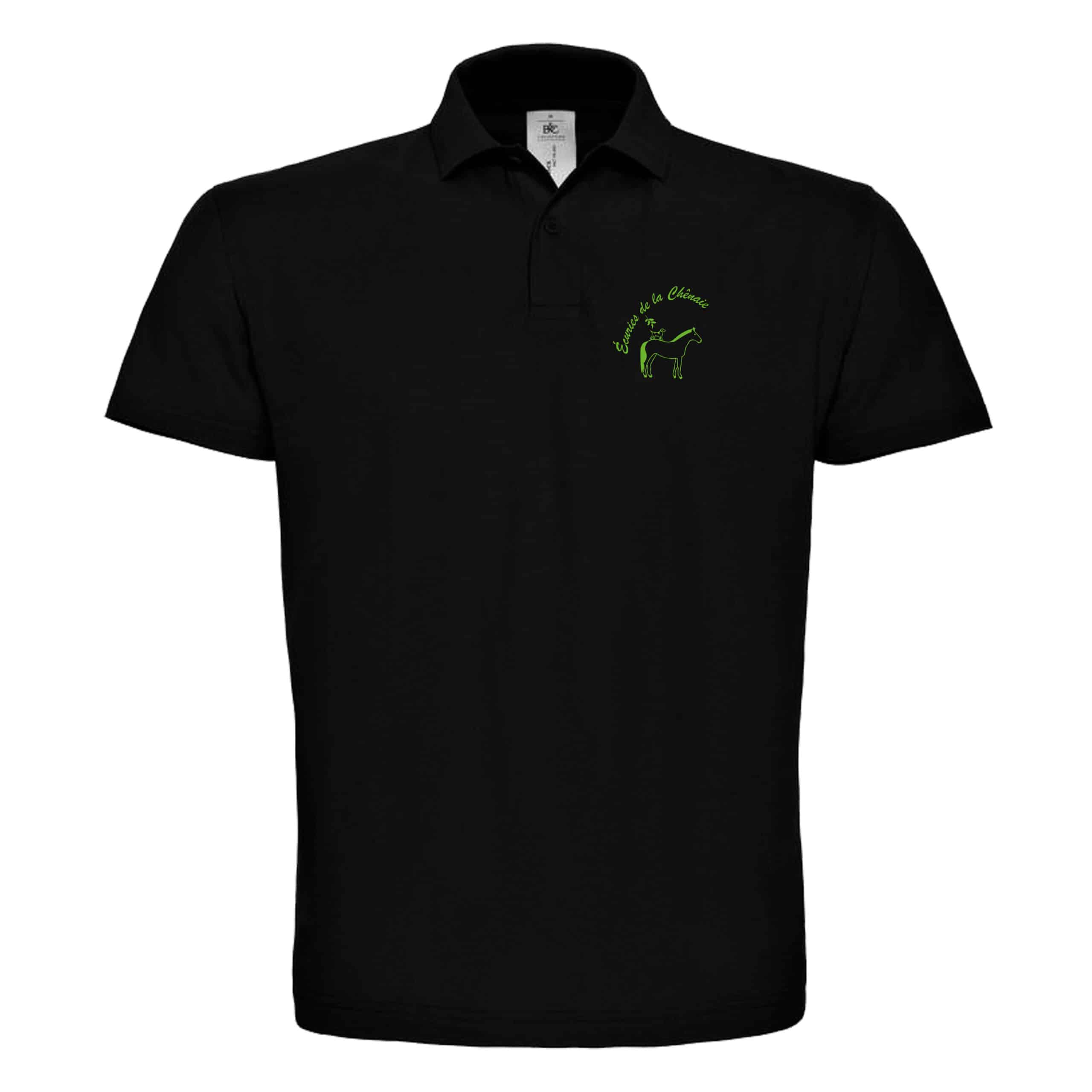 POLO (homme) - Les écuries de la Chênaie - Noir - BCID1