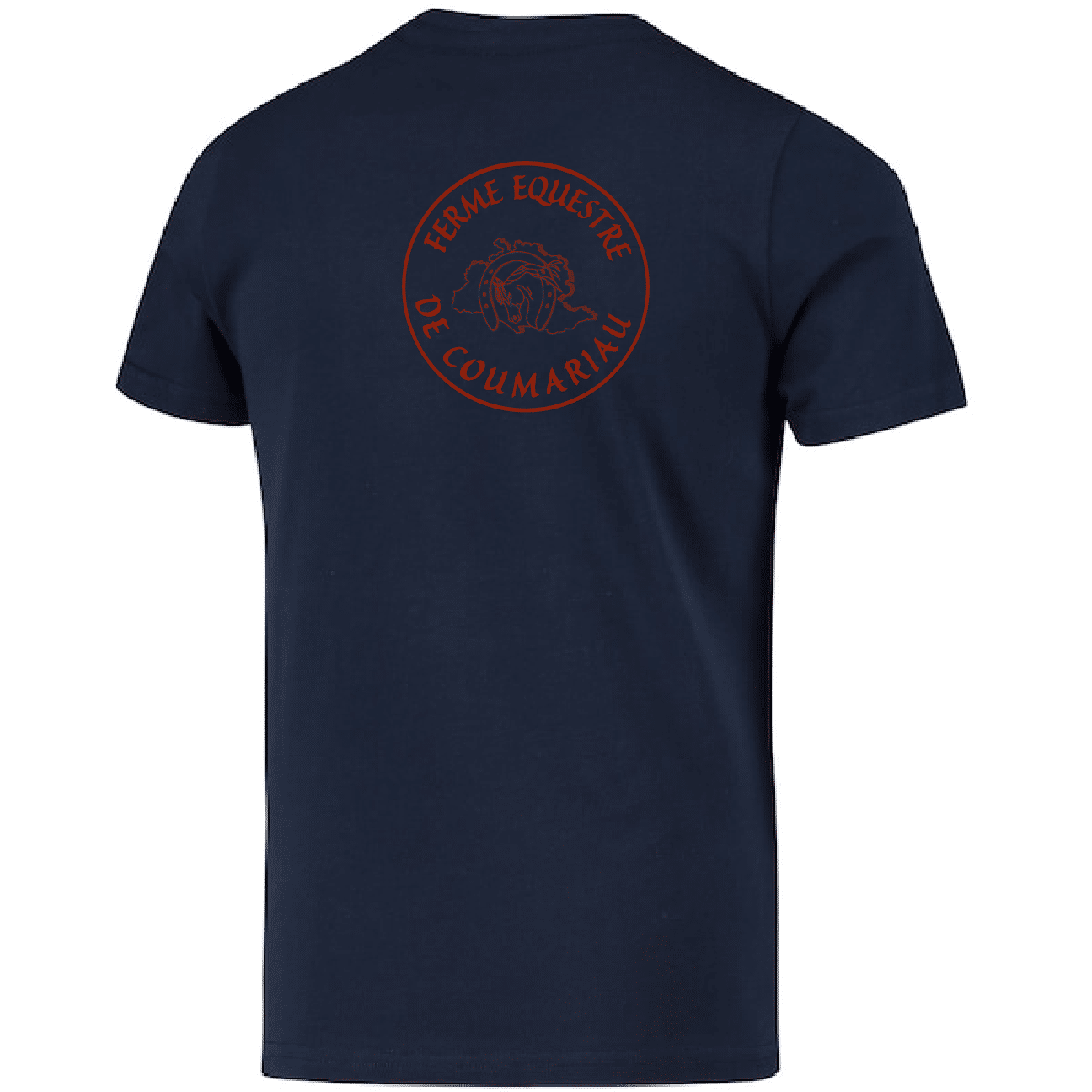 T-SHIRT (enfant) - Ferme Equestre de Coumariau - Navy - BC03TK – Image 3