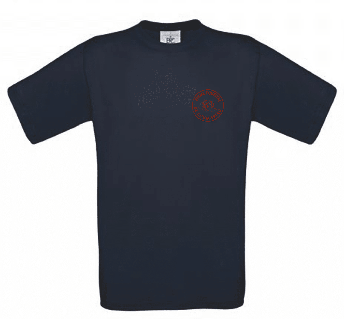 T-SHIRT (enfant) - Ferme Equestre de Coumariau - Navy - BC03TK