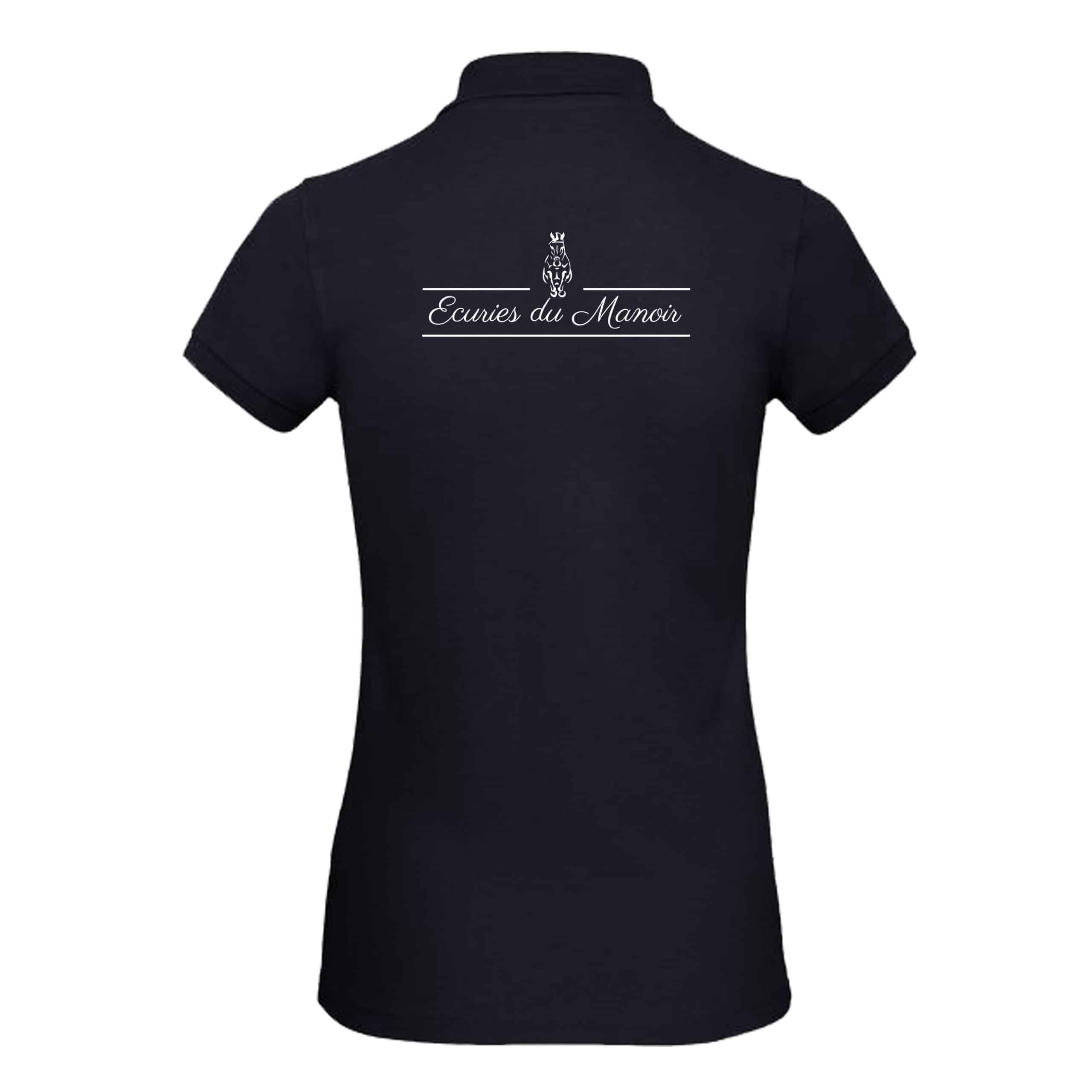 POLO (femme) - Écuries du Manoir - Navy - BCI1F – Image 3