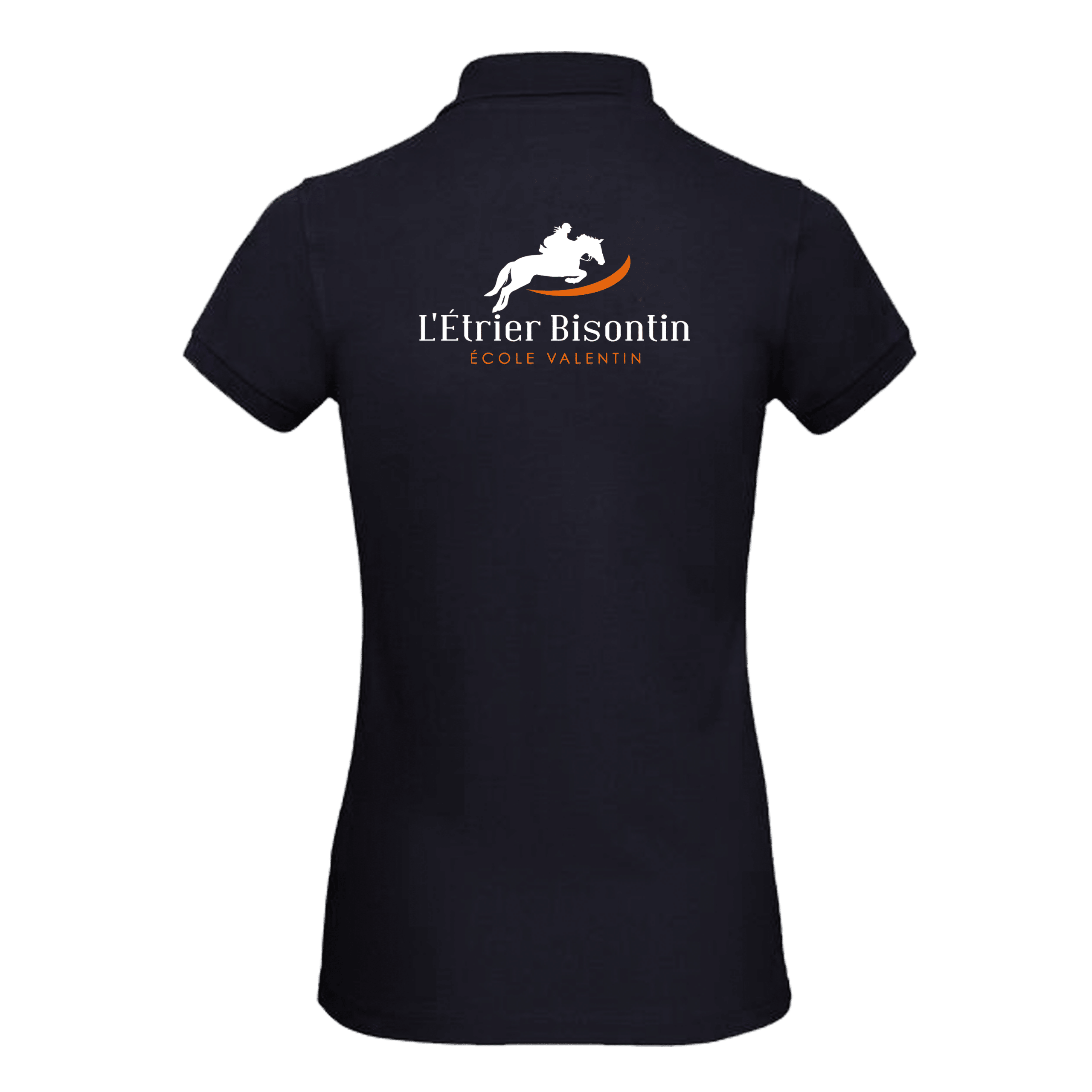 POLO (femme) - Etrier Bisontin - Navy - BCI1F – Image 3