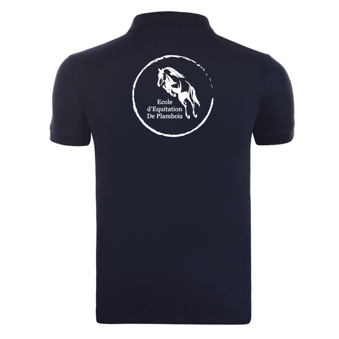 POLO (enfant) - École d'équitation de Plambois - Navy - BCK424 – Image 3