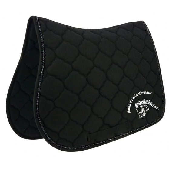 TAPIS RIDING WORLD - Haras du brin d'amour - Noir - 20453