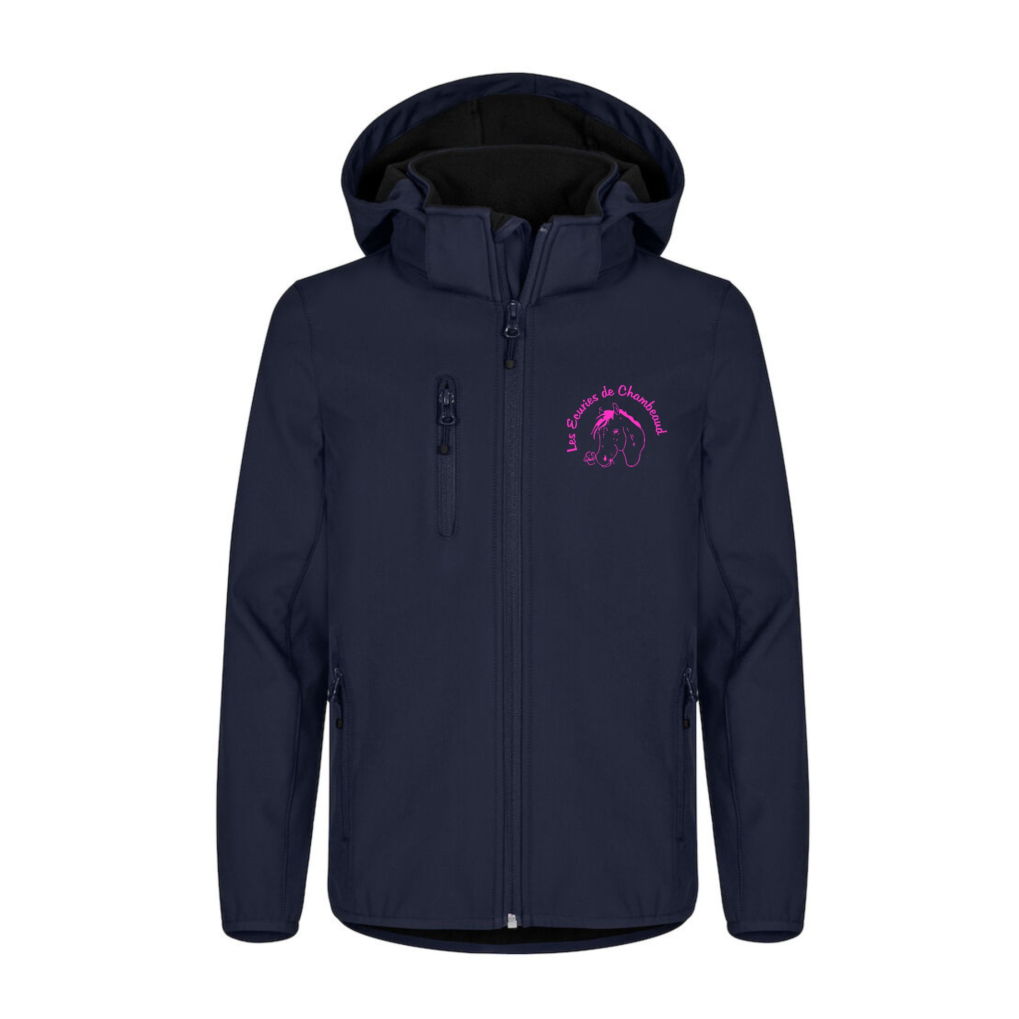 SOFTSHELL "Classic" (enfant) - Ecuries de Chambeaud - Navy - 0200909