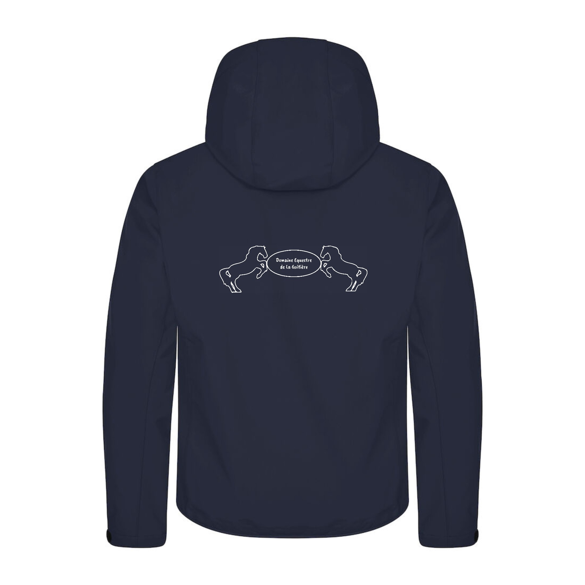 SOFTSHELL "Classic" (homme) - Domaine équestre de la Goitière - Navy - 0200912 – Image 3