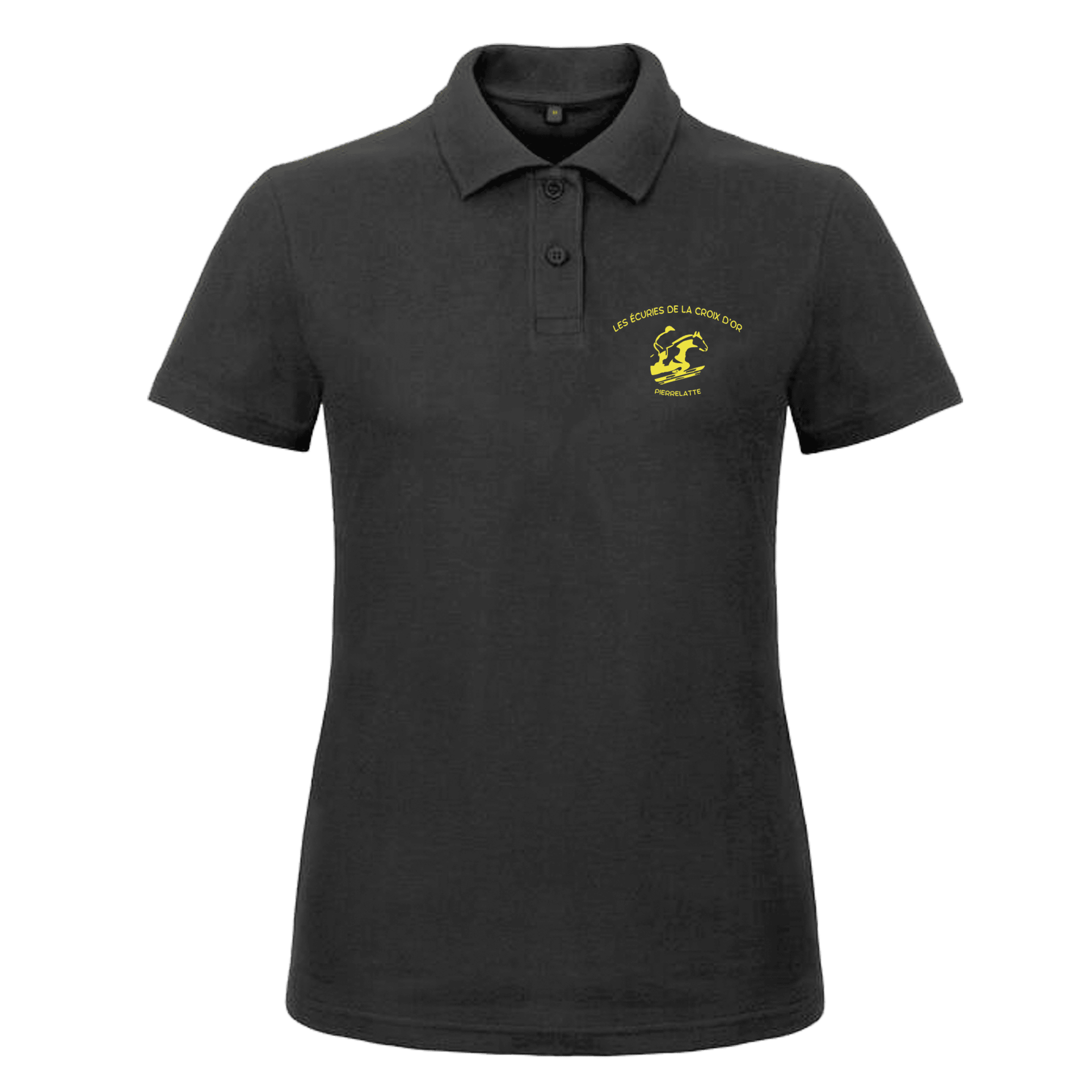 POLO (femme) - Écuries de la croix d'Or - Asphalt - BCI1F