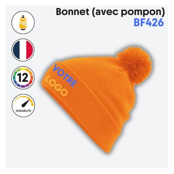 Bonnet (avec pompon) - BF426