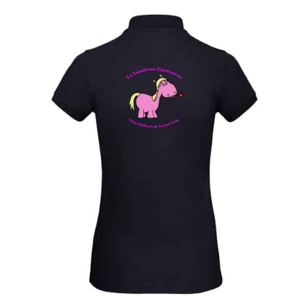 POLO (femme) - Le Landreau Equitation - Navy - BCI1F – Image 2