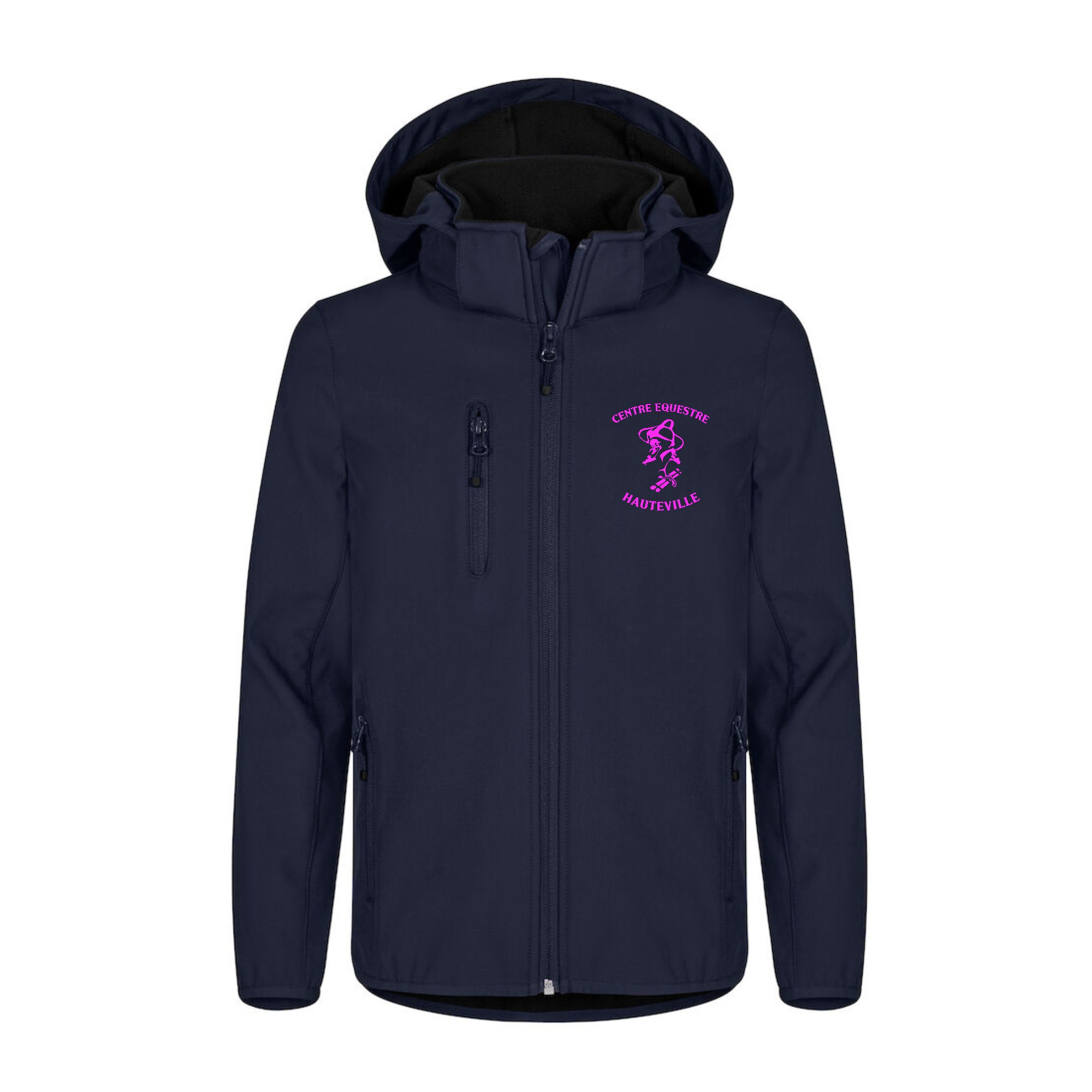 SOFTSHELL "Classic" (enfant) - Association des cavaliers de Hauteville sur mer - Navy - 0200909