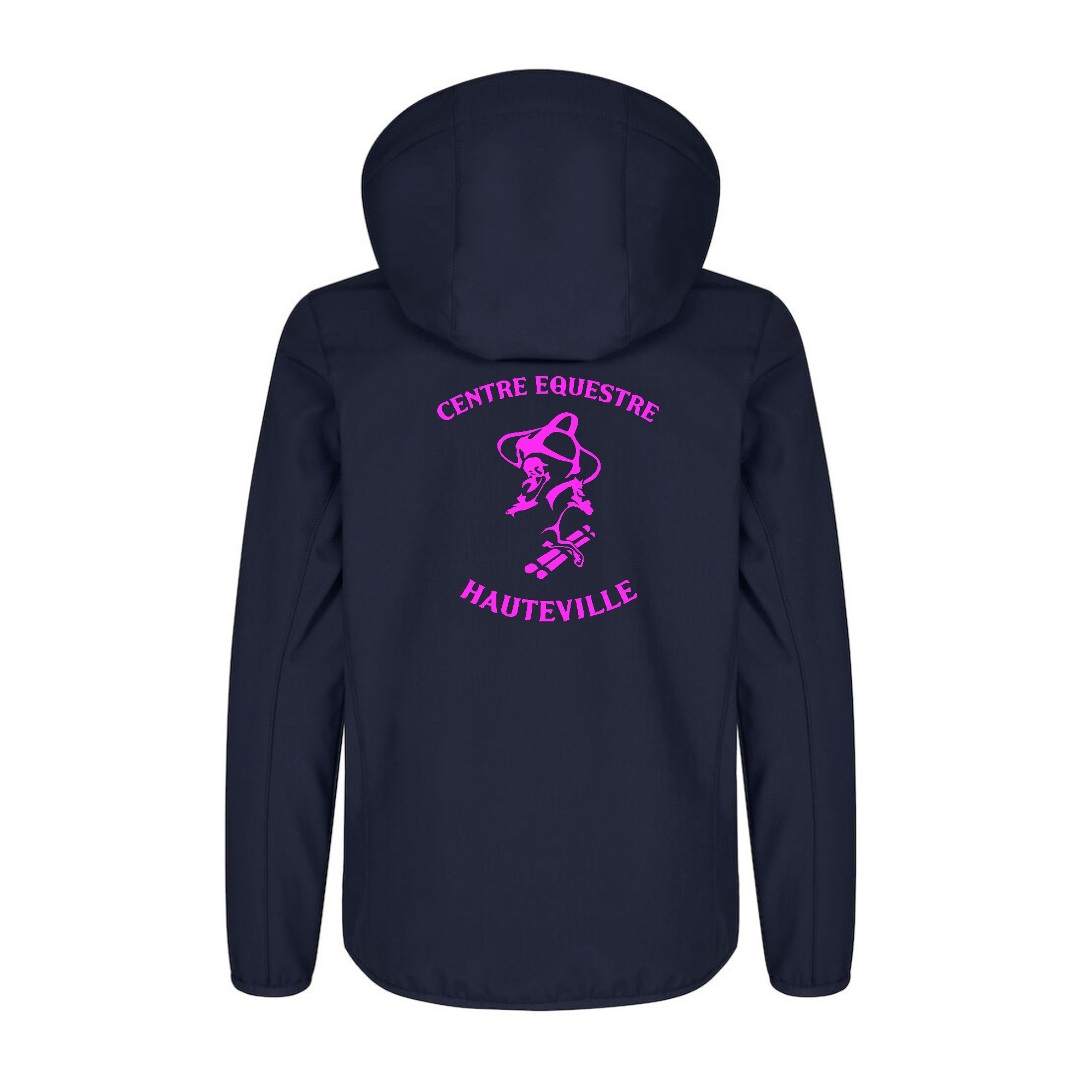 SOFTSHELL "Classic" (enfant) - Association des cavaliers de Hauteville sur mer - Navy - 0200909 – Image 3