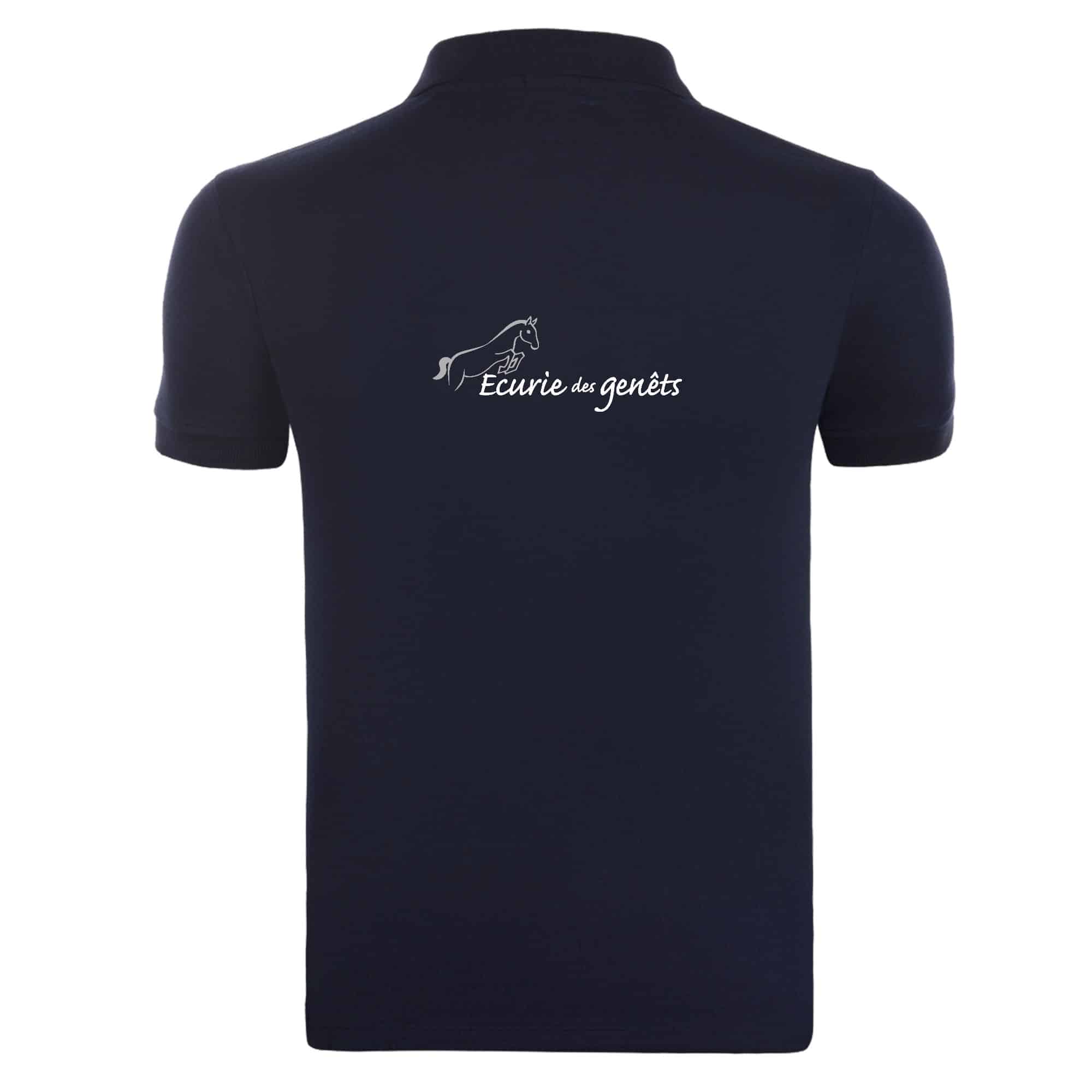 POLO (homme) - Ecurie des Genêts (11) - Navy - BCID1 – Image 3
