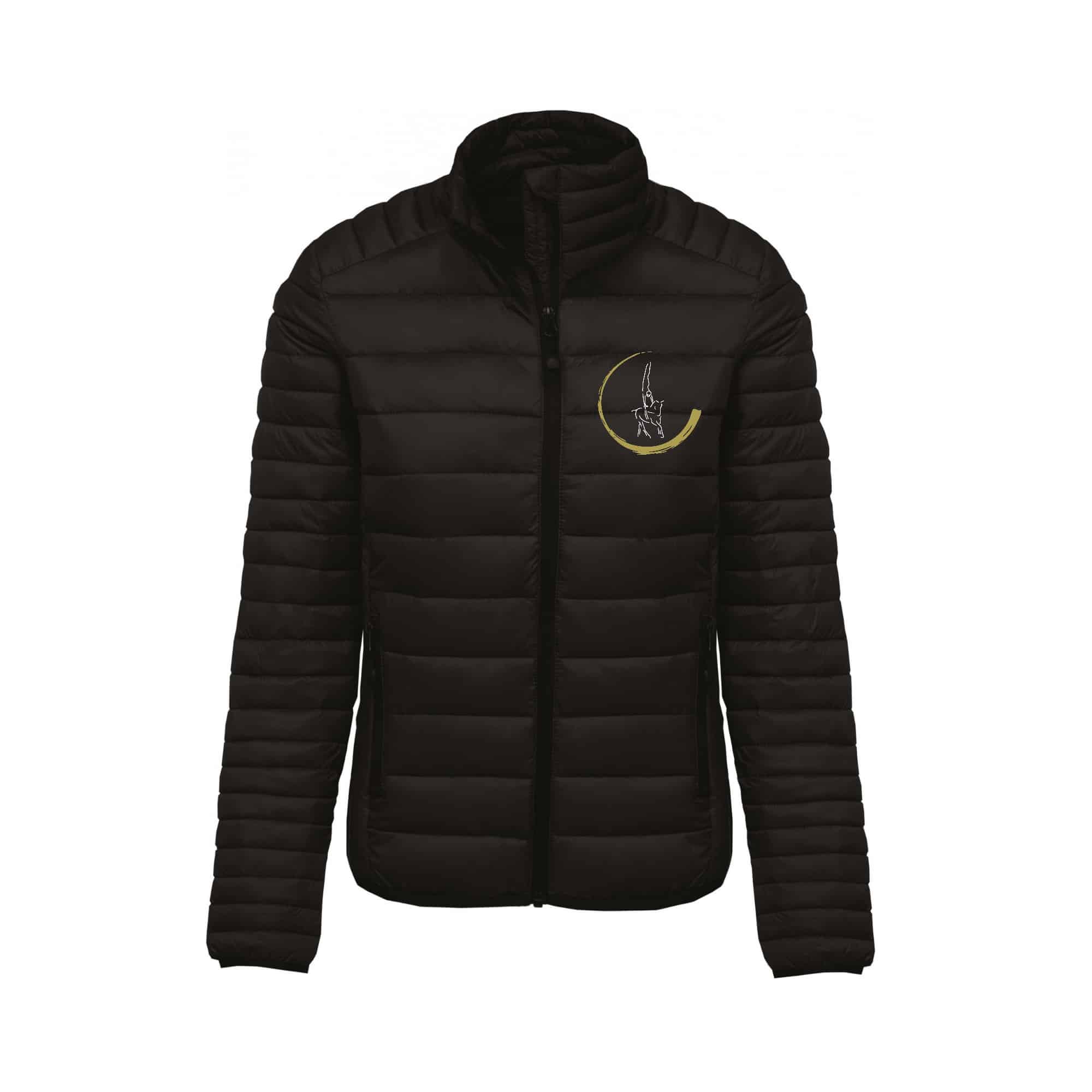 DOUDOUNE AVEC MANCHES (femme) - Limoges Couzeix Voltige - Noir - K6121