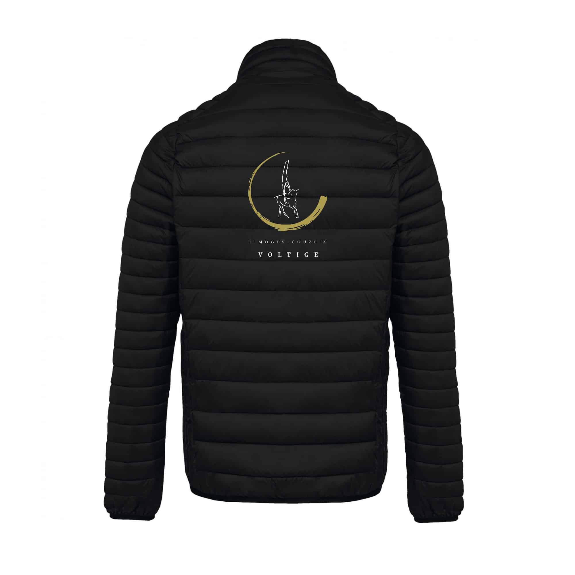 DOUDOUNE AVEC MANCHES (homme) - Limoges Couzeix Voltige - Noir - K6120 – Image 3