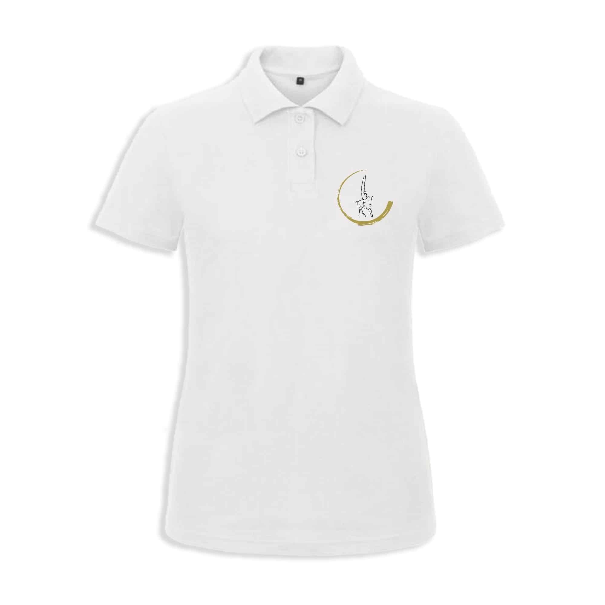 POLO (femme) - Limoges Couzeix Voltige - Blanc - BCI1F