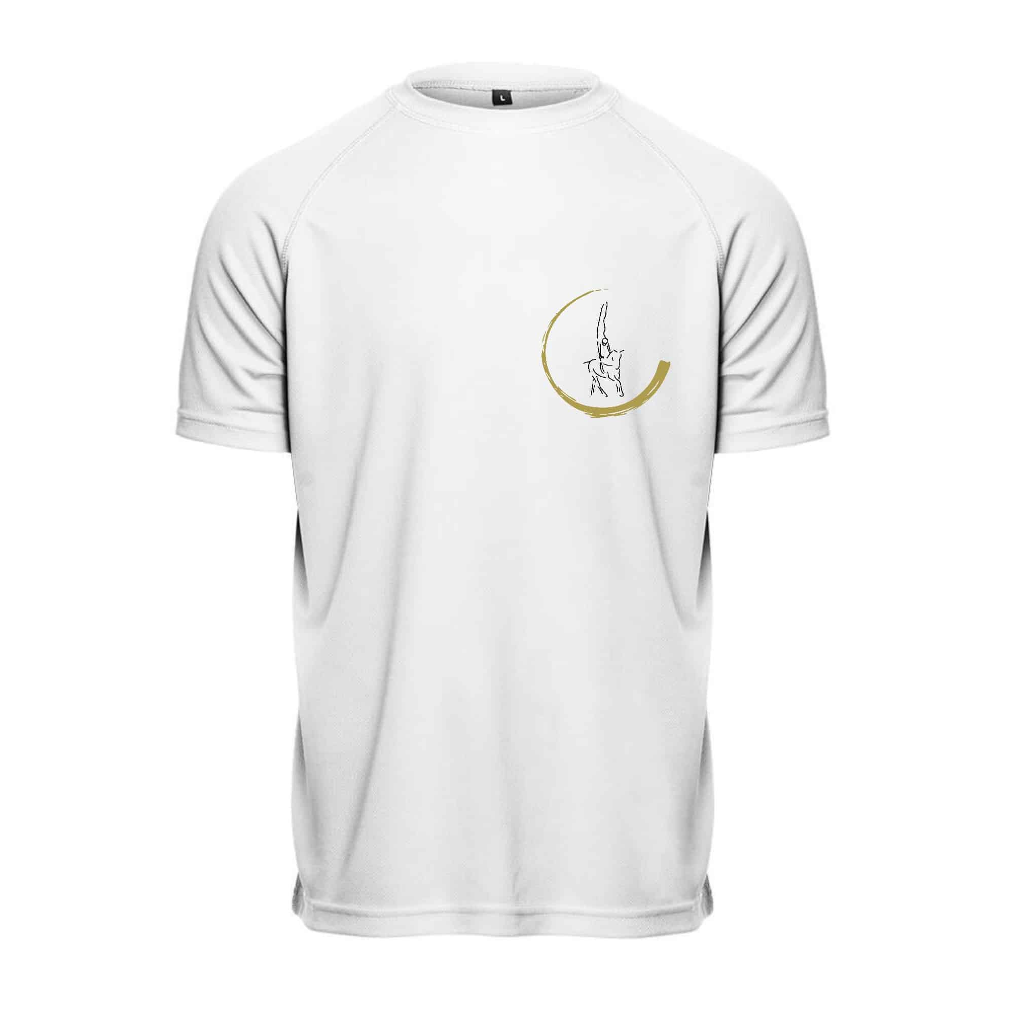 T-Shirt respirant (femme) - Limoges Couzeix Voltige - Blanc - PK141