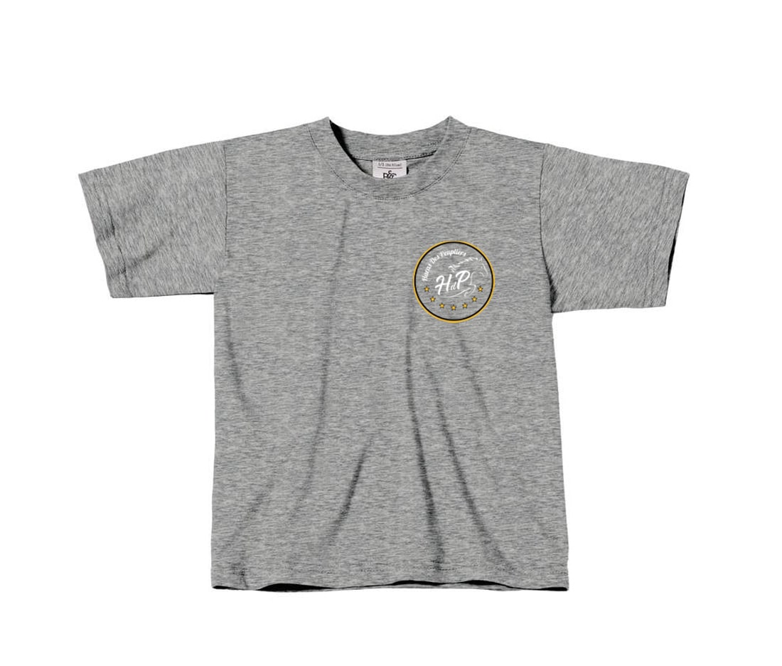 T-SHIRT (enfant) - Haras des Peupliers - Gris chiné - BC03TK
