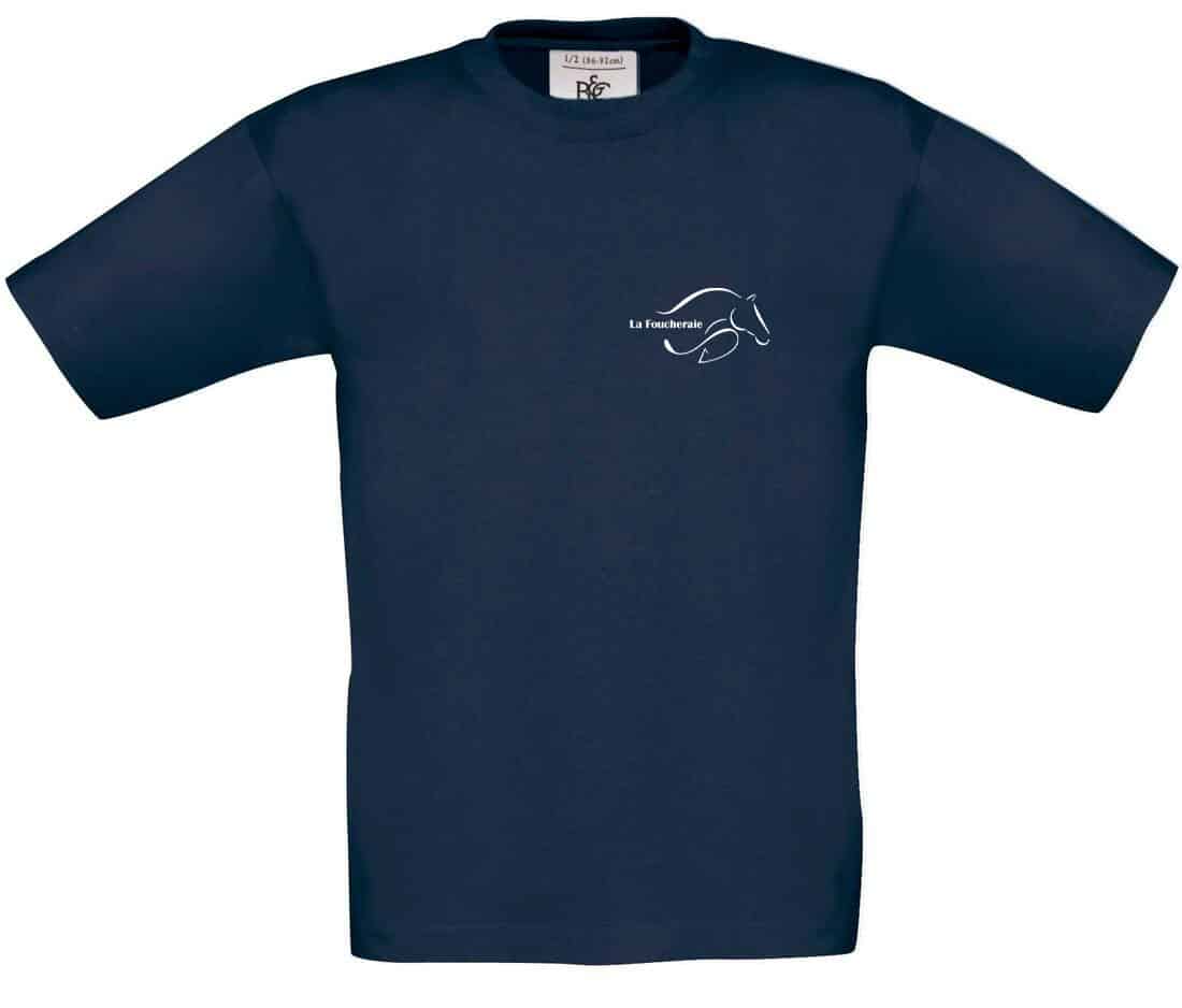 T-SHIRT (enfant) - La Foucheraie - Navy - BC03TK